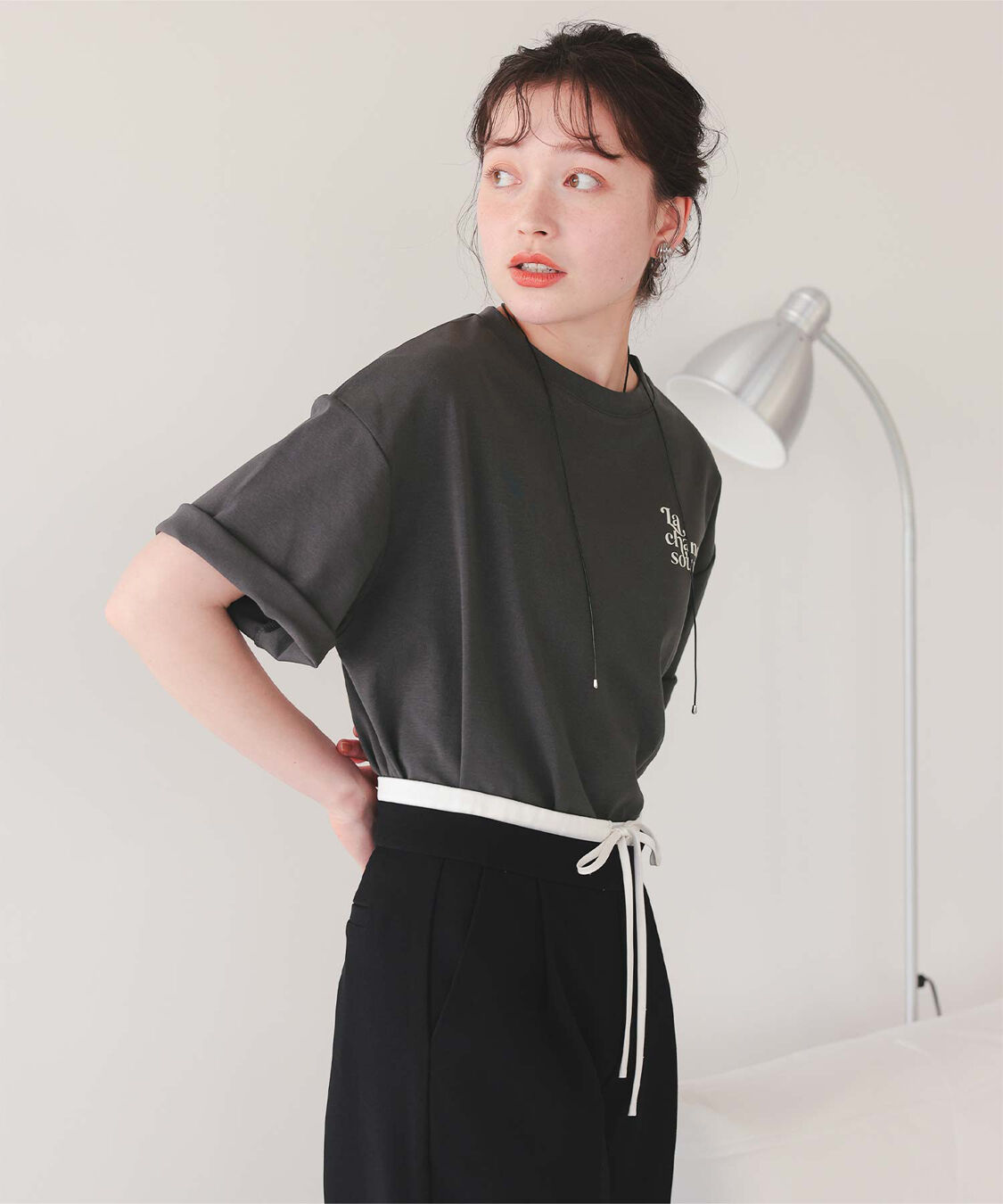 titivate「バックロゴゆるっとTシャツ」|Tシャツ・カットソー|