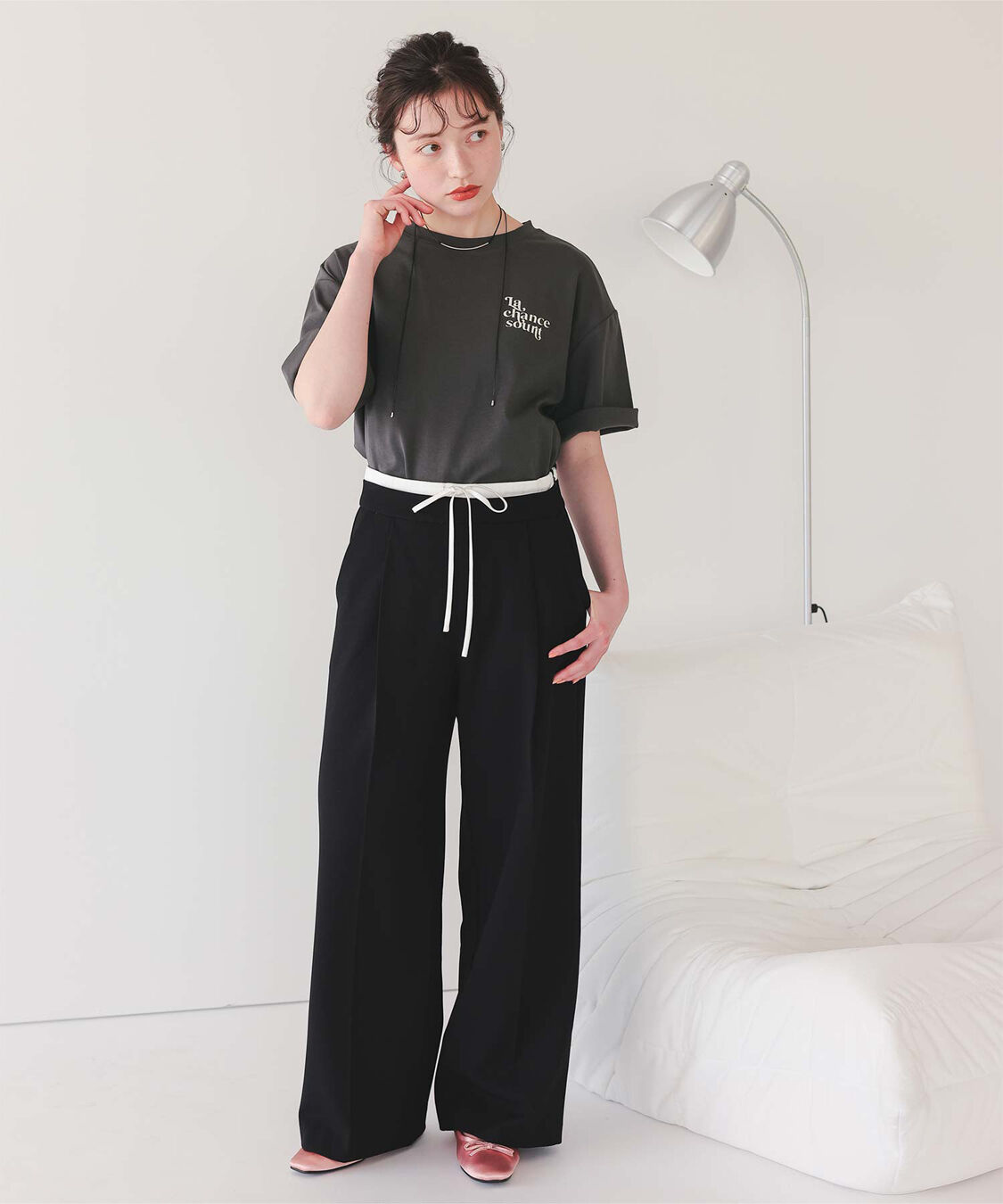 titivate「バックロゴゆるっとTシャツ」|Tシャツ・カットソー|