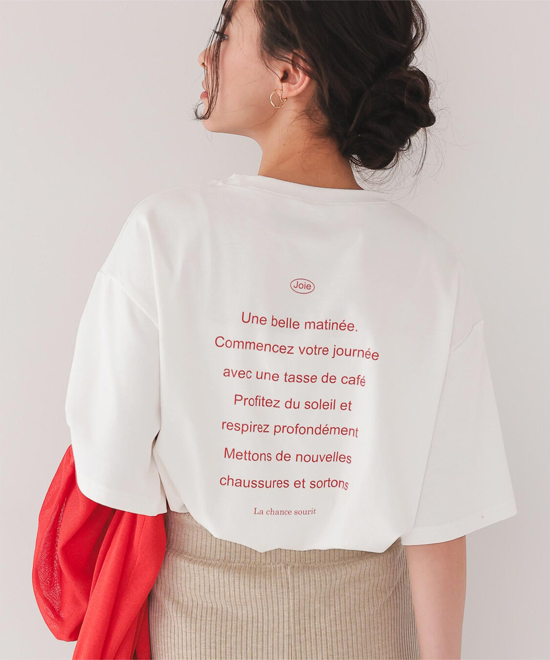 titivate「バックロゴゆるっとTシャツ」|Tシャツ・カットソー|オフホワイト2