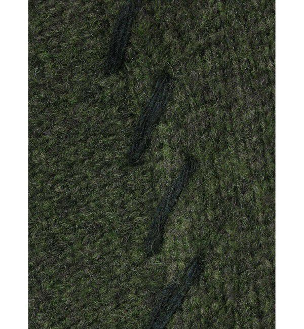 mizuiro ind「mizuiro ind スキッパーハンドステッチショートプルオーバー」|ニット・セーター|