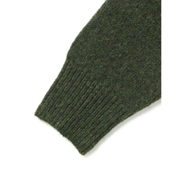 mizuiro ind「mizuiro ind スキッパーハンドステッチショートプルオーバー」|ニット・セーター|