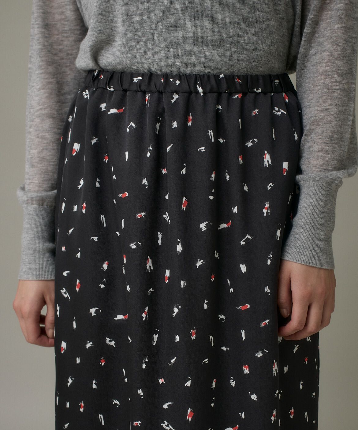 DAY by DAY it&rsquo;s international「ブラッシュドットプリントスカート」|スカート|