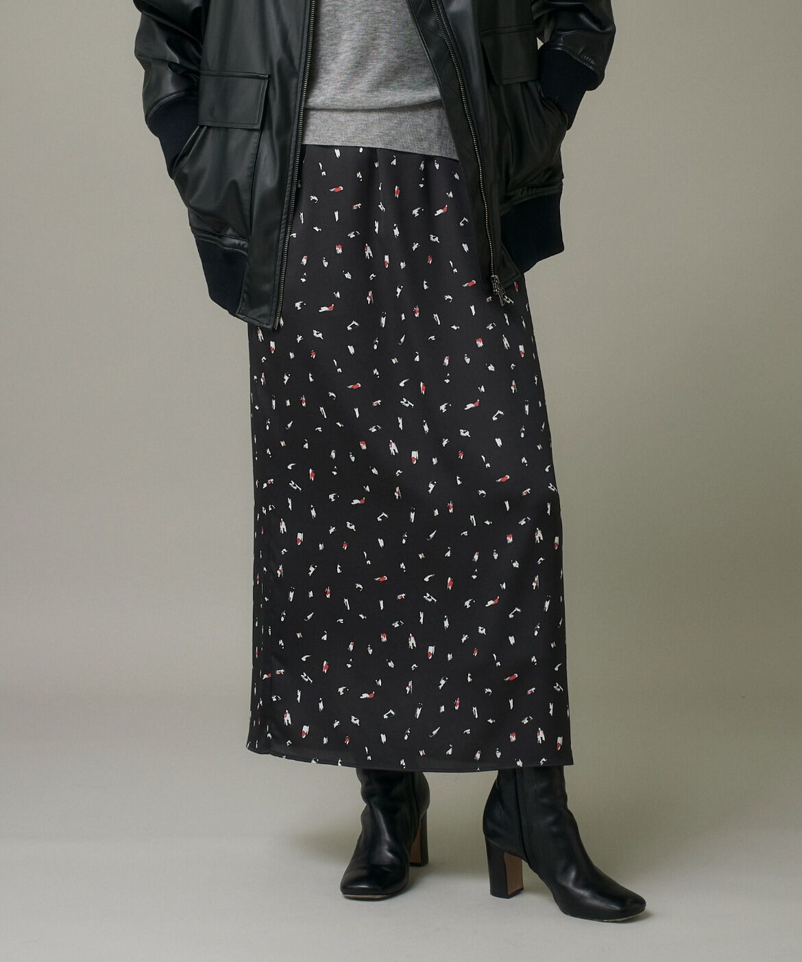 DAY by DAY it&rsquo;s international「ブラッシュドットプリントスカート」|スカート|