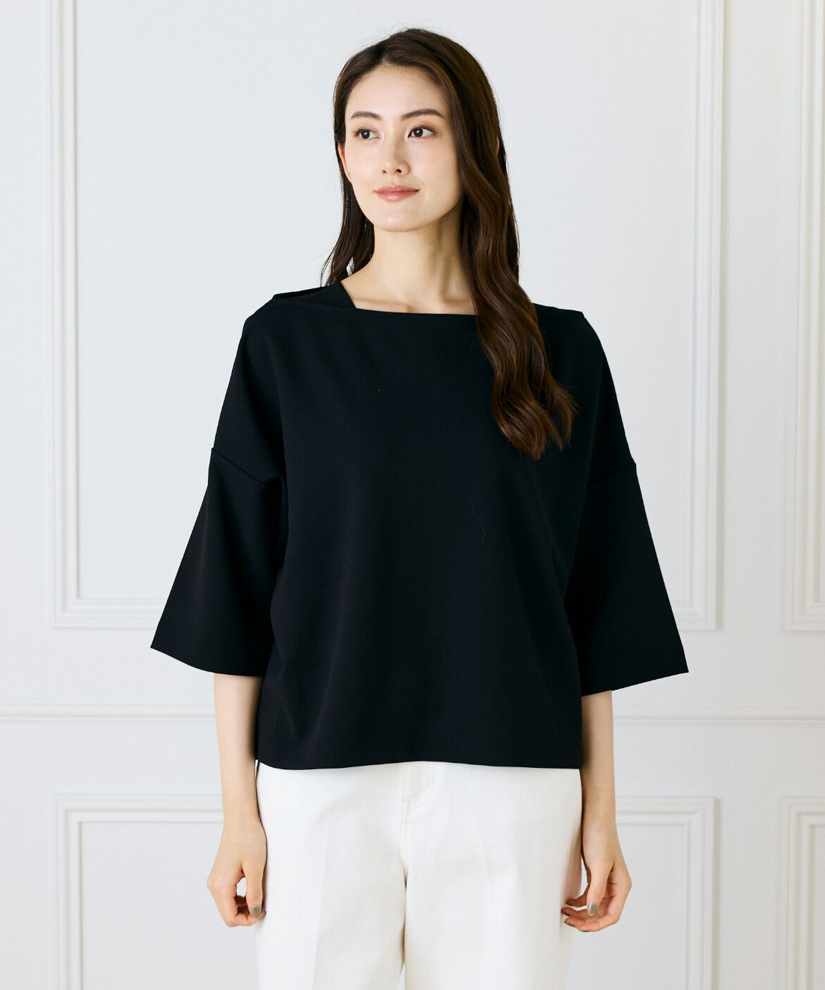 DAY by DAY it&rsquo;s international「ジョーゼットジャージーボトルネックプルオーバー」|Tシャツ・カットソー|