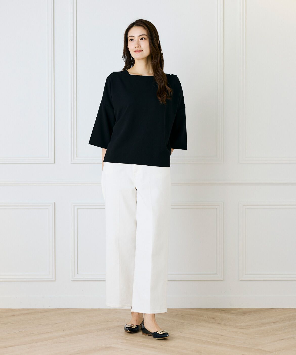 DAY by DAY it&rsquo;s international「ジョーゼットジャージーボトルネックプルオーバー」|Tシャツ・カットソー|