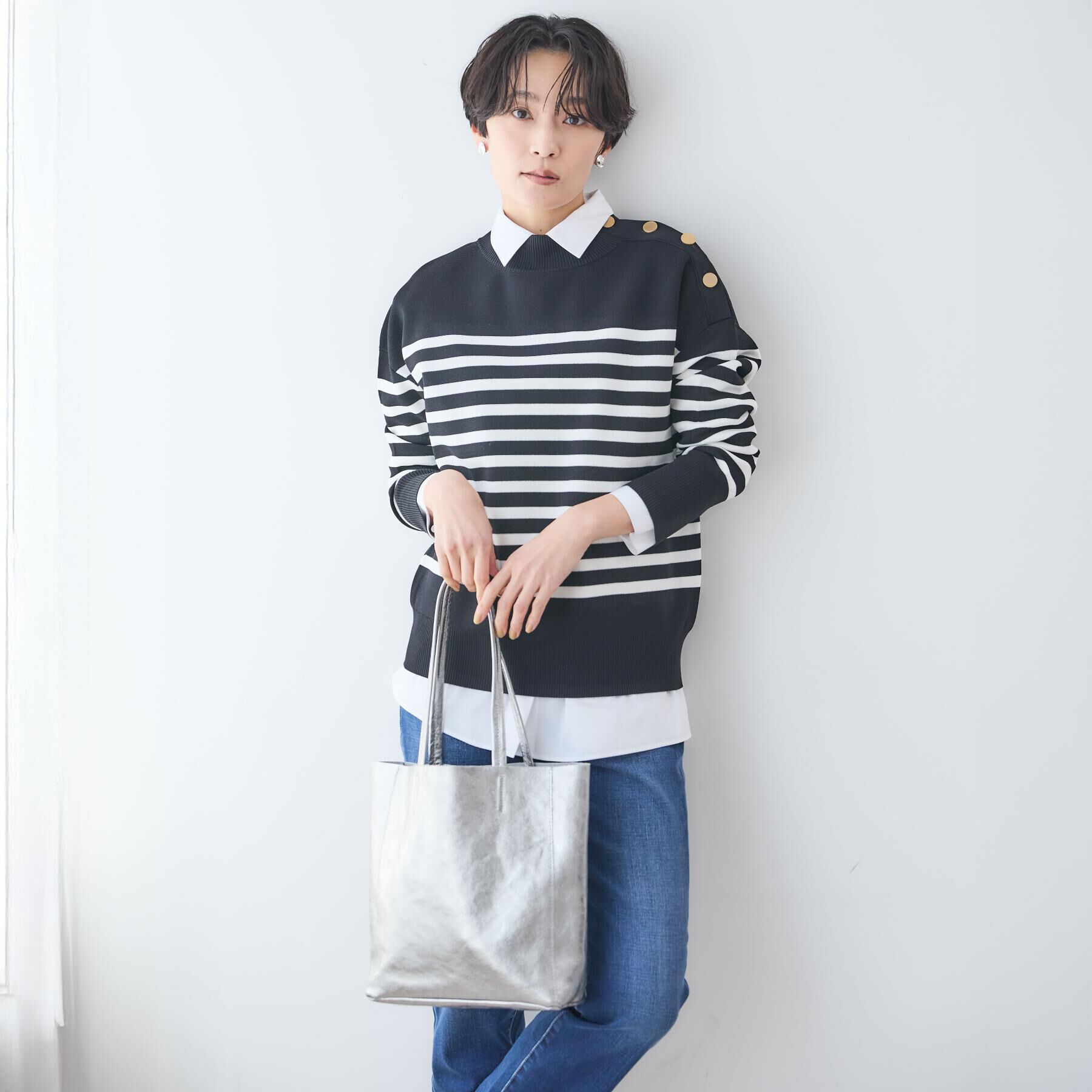 UNTITLED「【MILOS】別注メタリックトート」|トートバッグ|