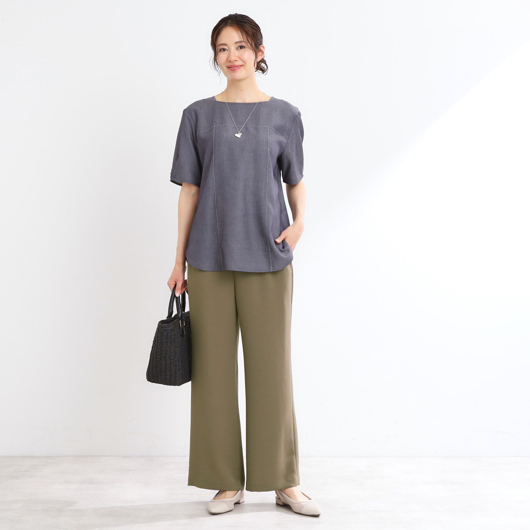 Reflect「【私のパンツ／UVカット／マシンウォッシュ可】フレアシルエットパンツ」|その他|