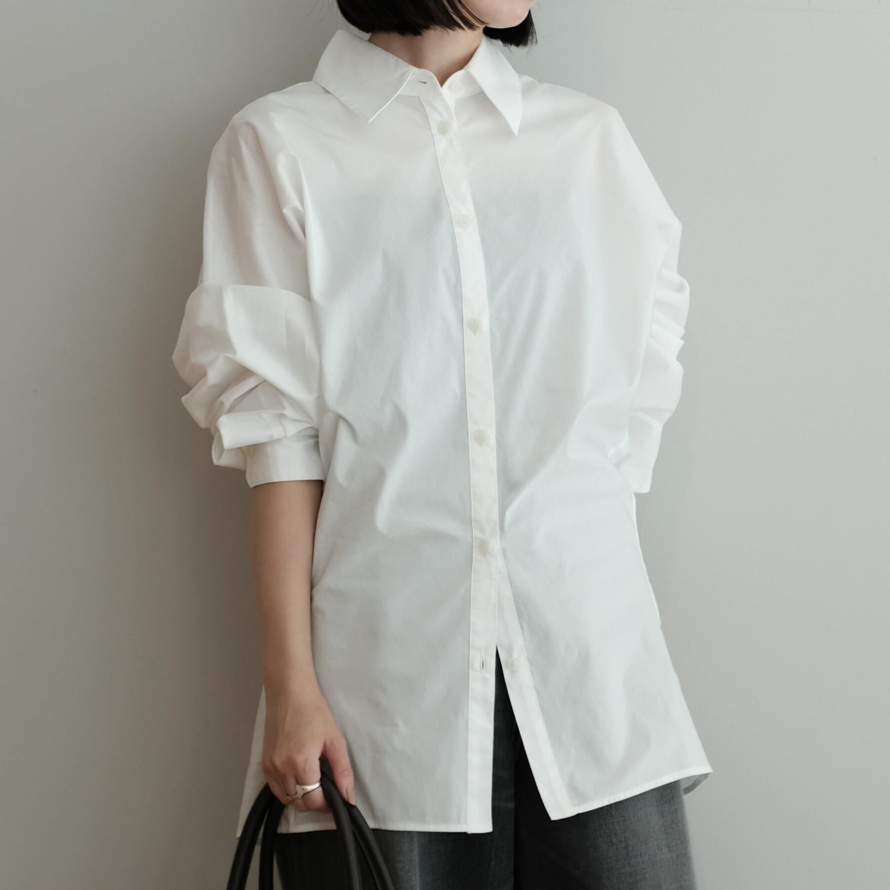 DRESSTERIOR「provoke（プロヴォーク）【別注カラーあり】ウエストシェイプシャツ」|シャツ・ブラウス|