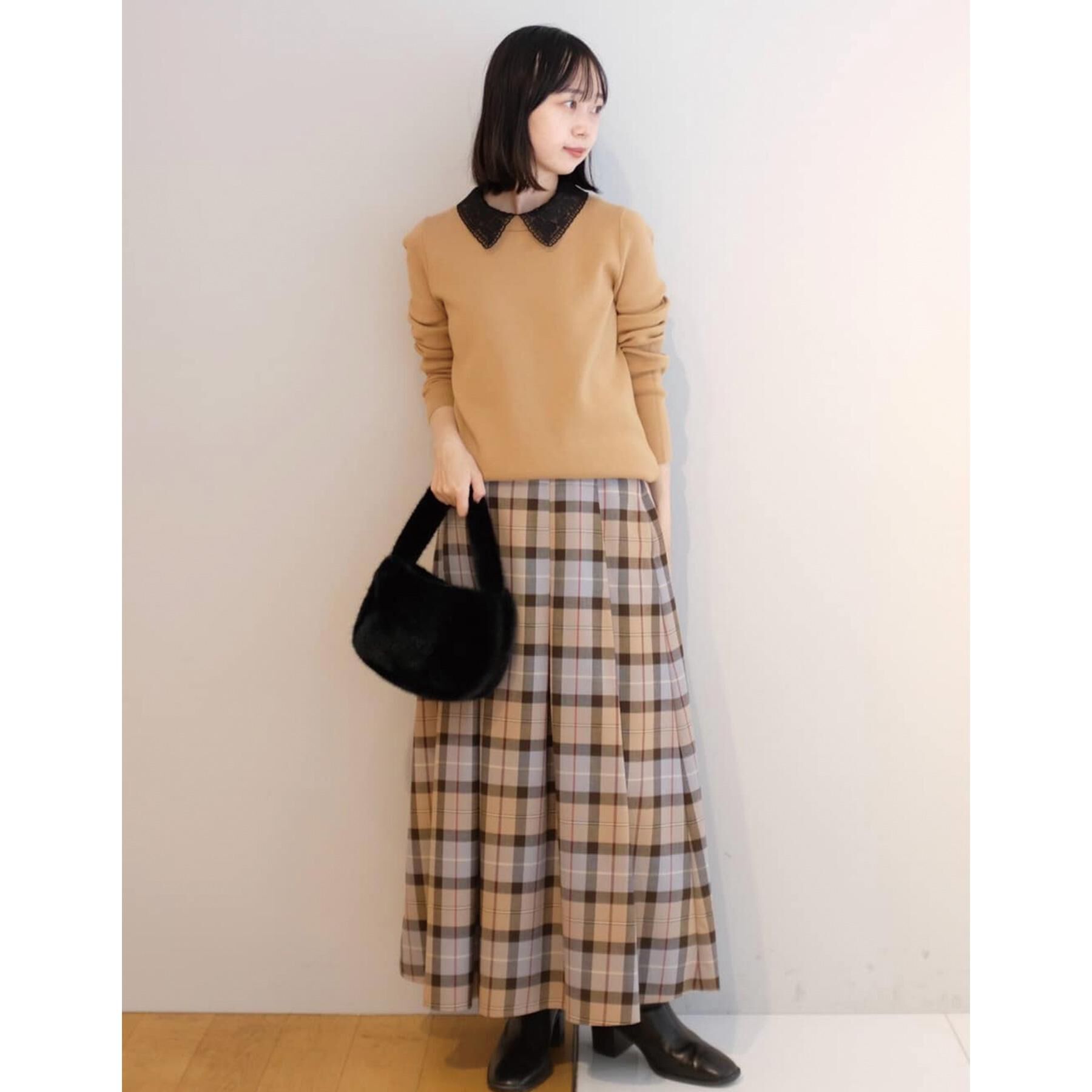 DRESSTERIOR「2WAYレースカラーニット」|ニット・セーター|