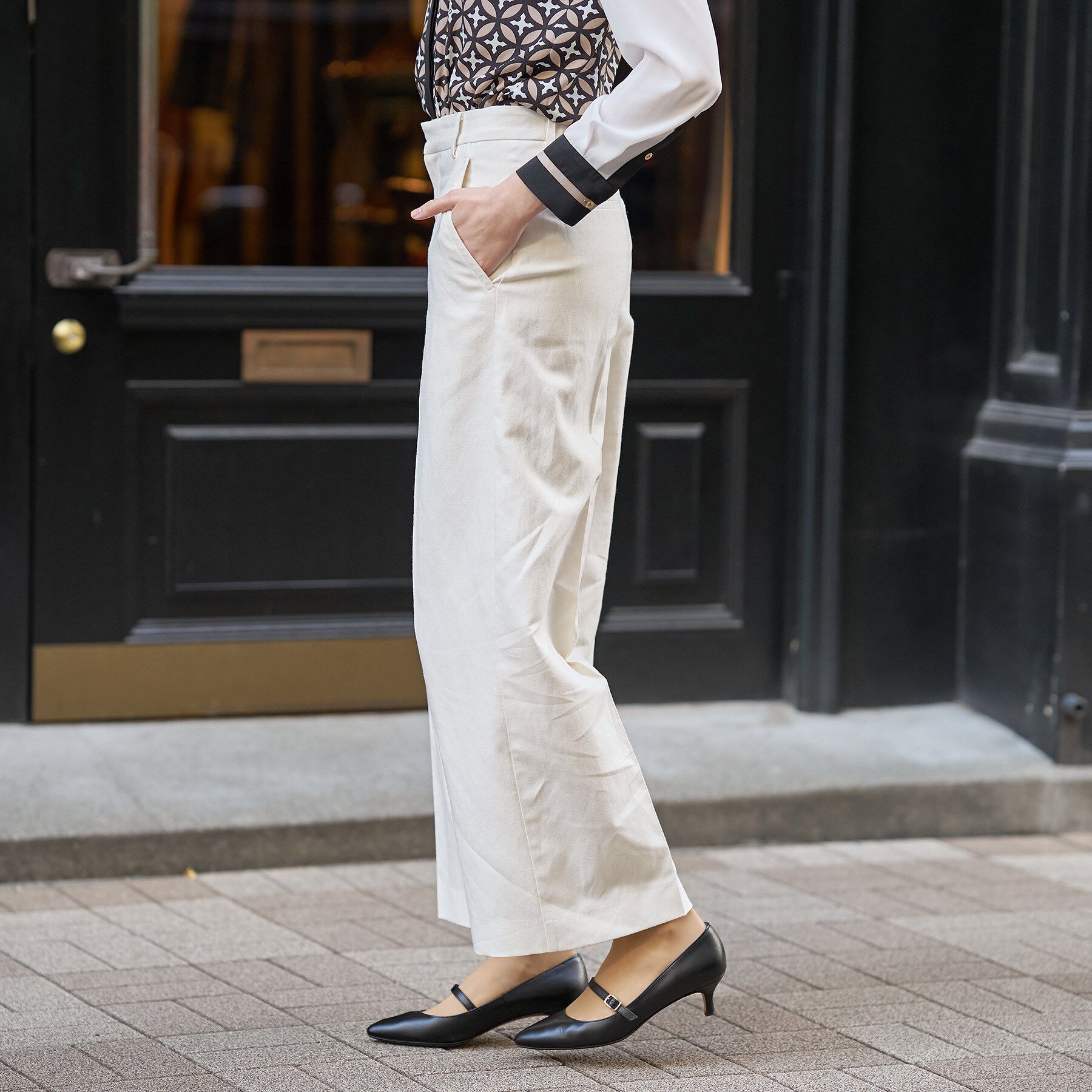 DRESSTERIOR「【セットアップ可】リネンブレンドワイドパンツ」|その他|