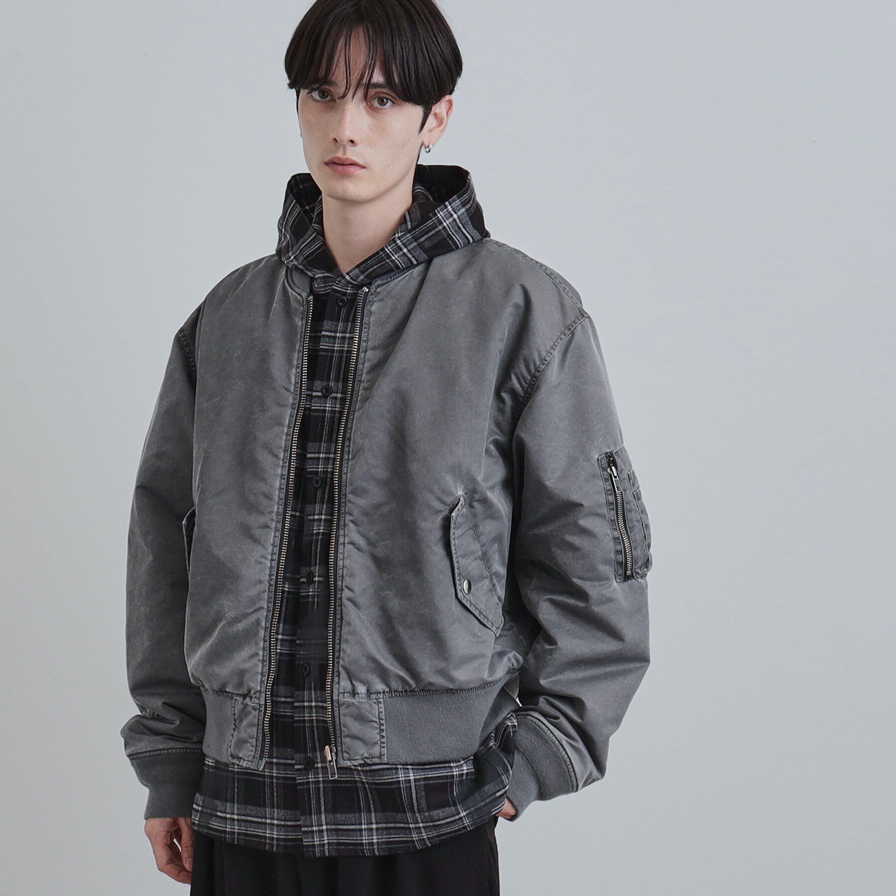 tk.TAKEO KIKUCHI「ヴィンテージライクMA‐1」|ブルゾン・スタジャン|