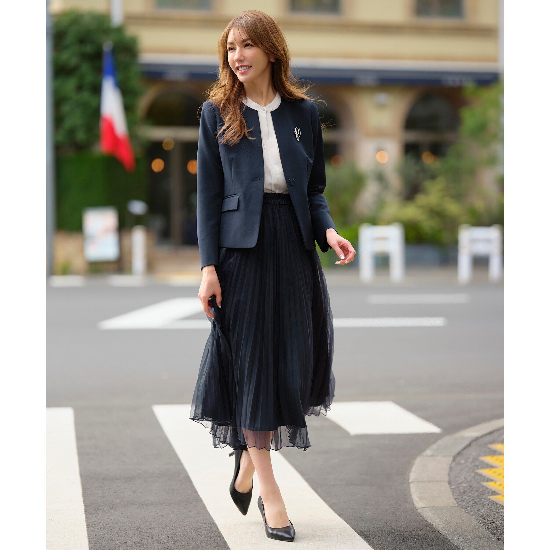 OPAQUE.CLIP「【抗菌防臭加工/7cmヒール】ベーシックパンプス/通勤・セレモニー対応」|パンプス|