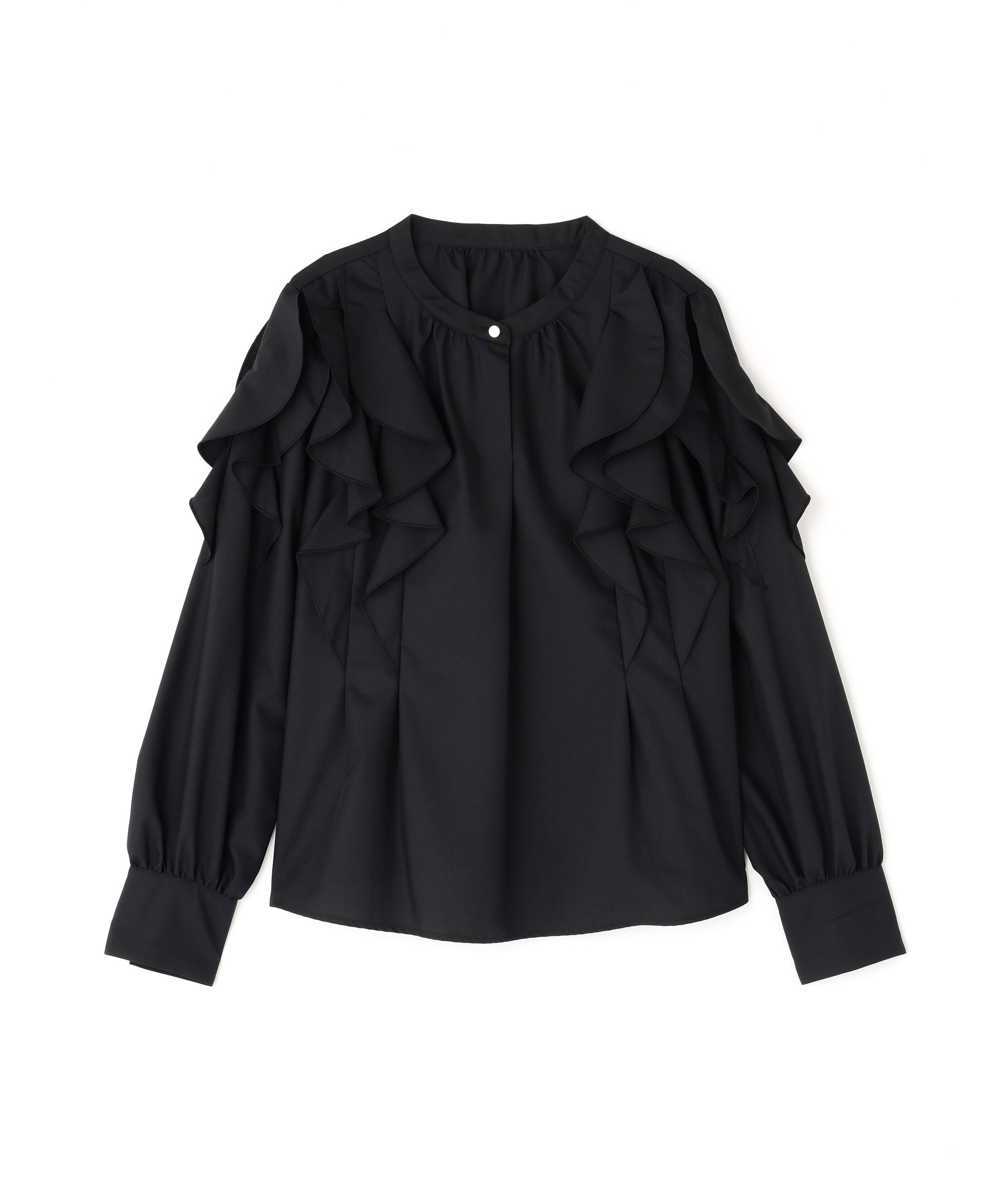  「メタルポイントフリルブラウス」|シャツ・ブラウス|