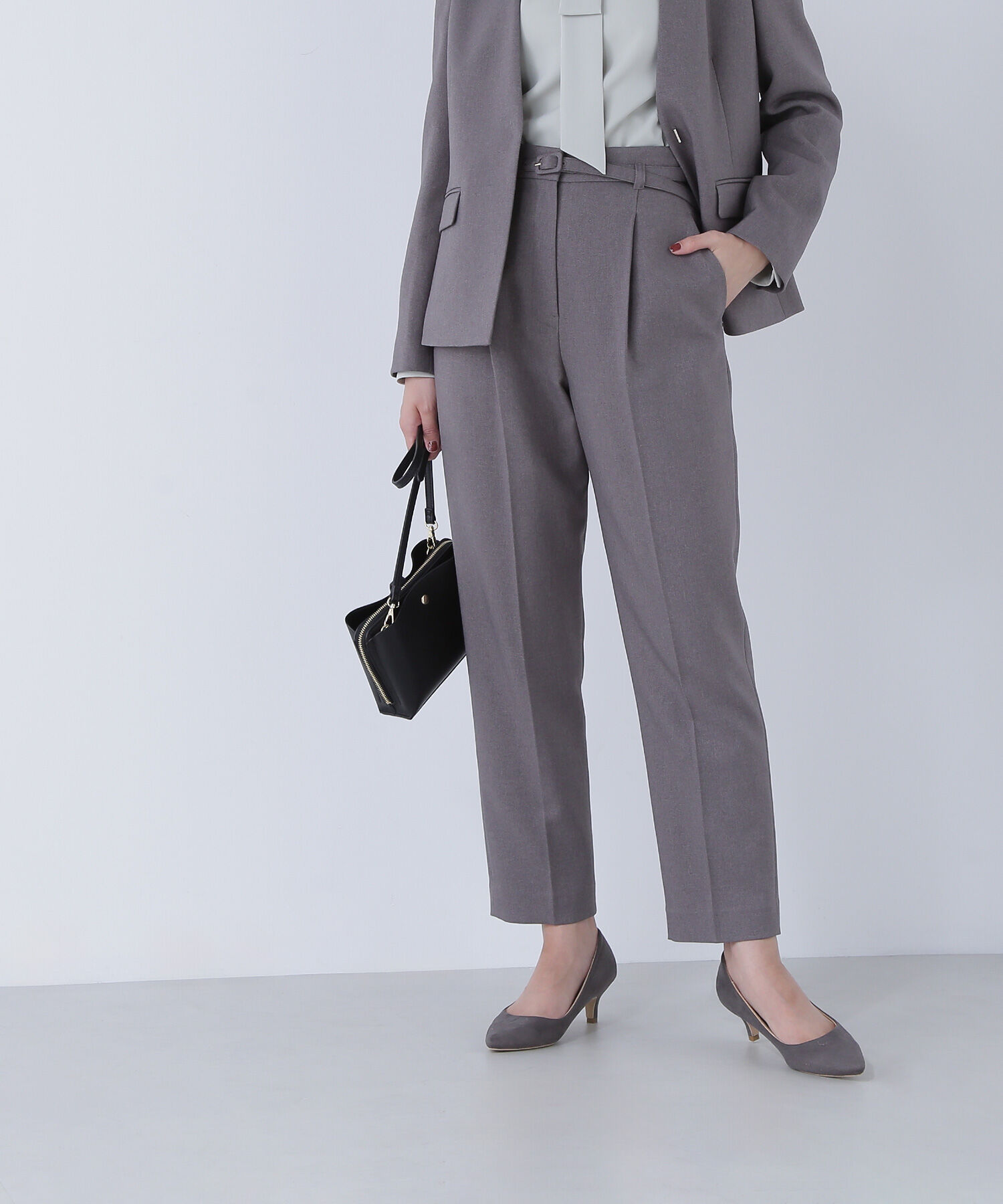  「ウーステッドライクツイル SETUP テーパードパンツ」|その他|