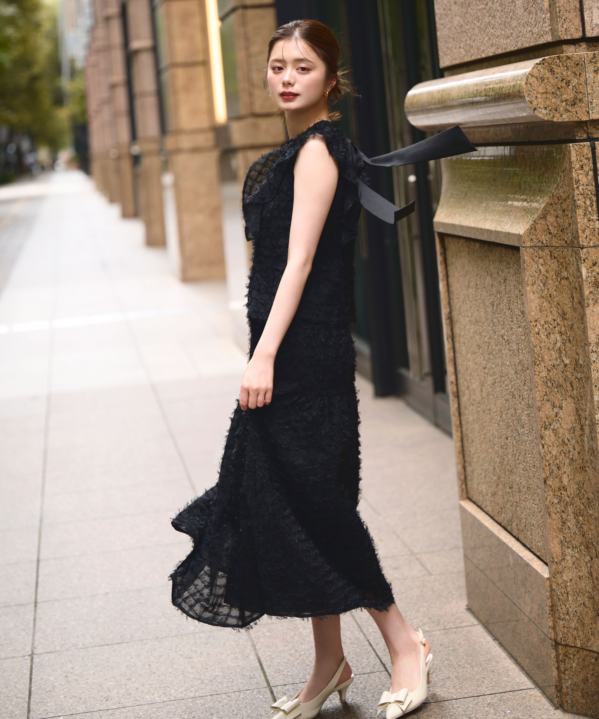  「フェザーチェックブラウス」|シャツ・ブラウス|