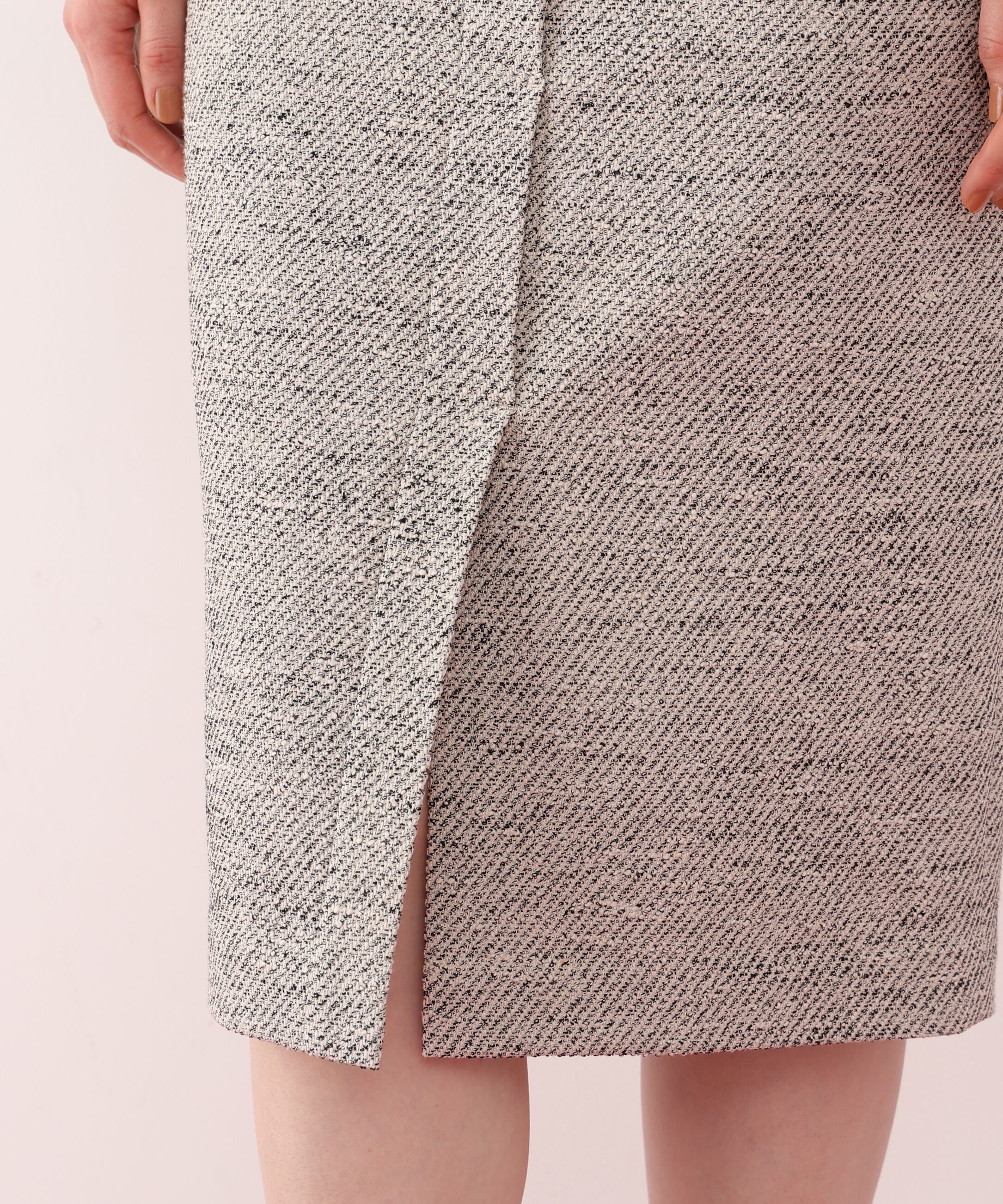  「ミックスツイードパイピングスカート」|スカート|