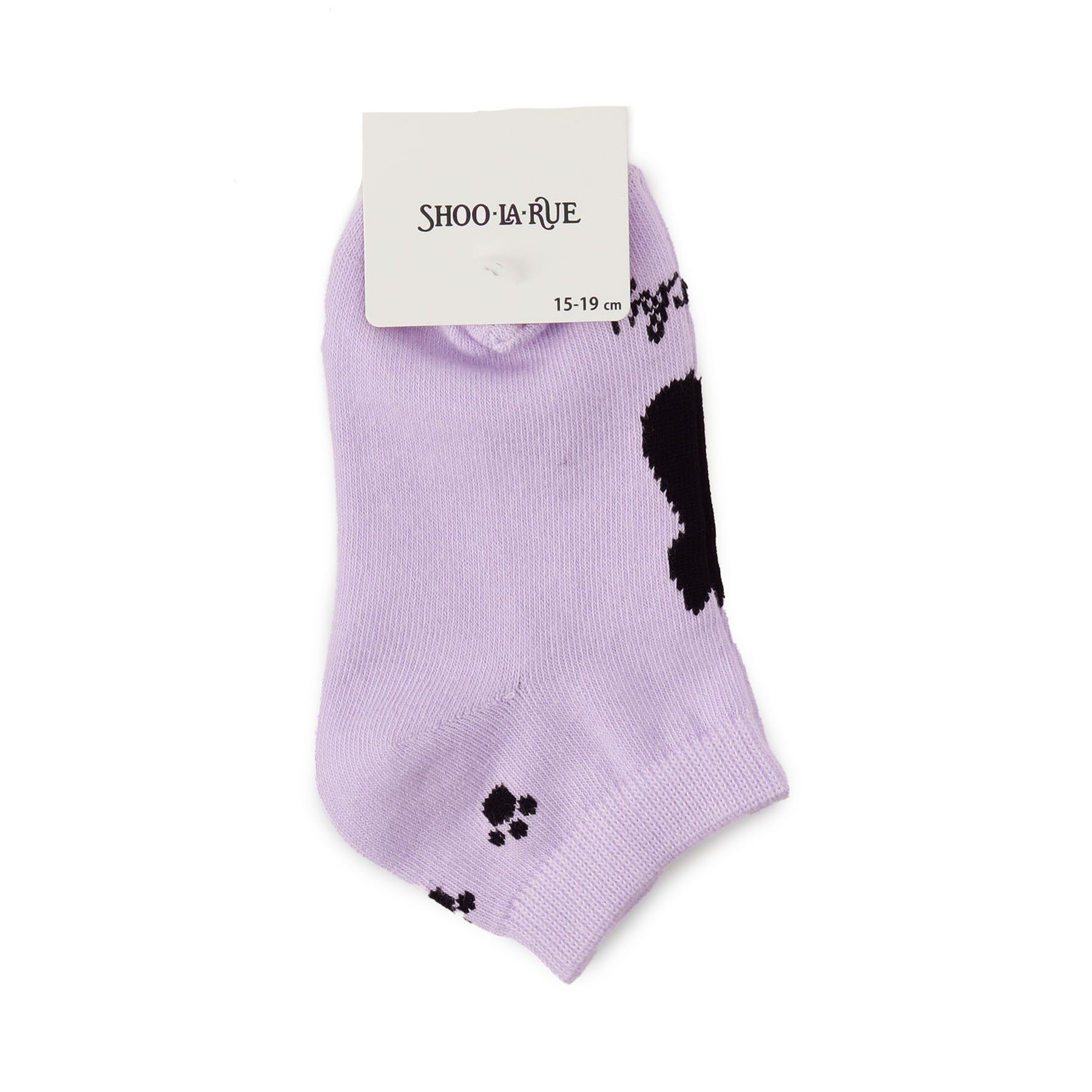 SHOO･LA･RUE「キャットシルエットアンクル丈ソックス」|ソックス|パープル(091)