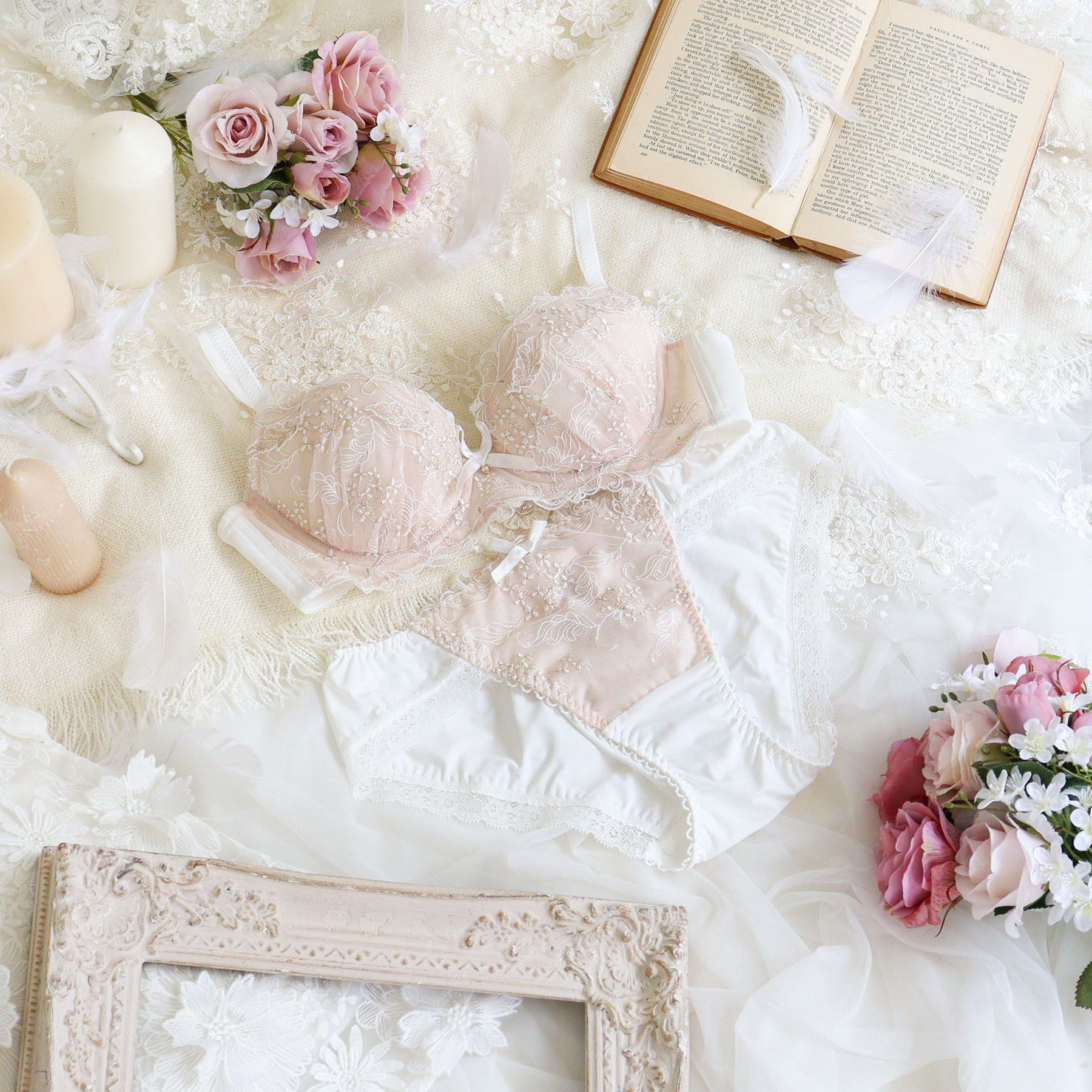 Risa Magli「ナンシー ブラジャー （D-F） ＜スウィートリッチ＞」|インナー|