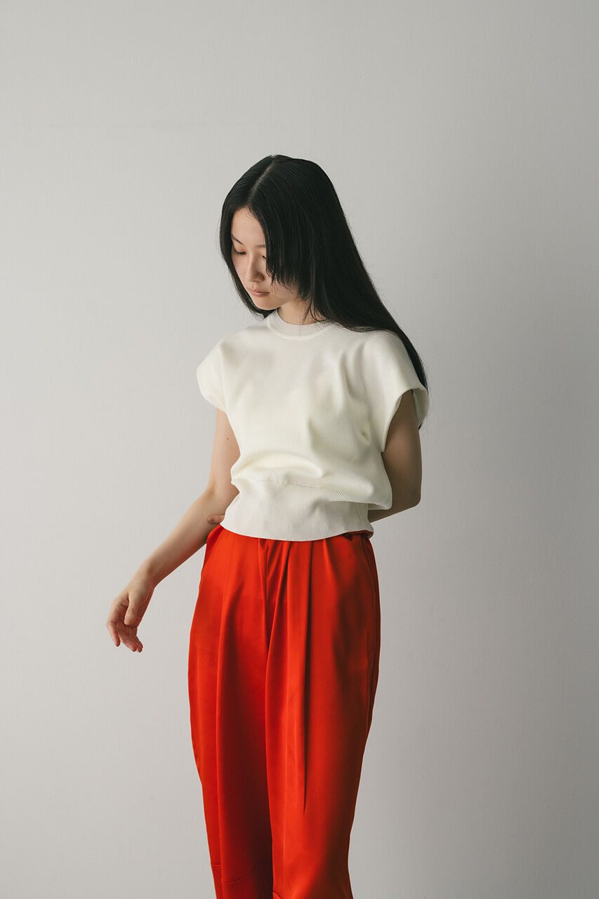 STYLEMIXER「ショルダータックショートニット」|タンクトップ|