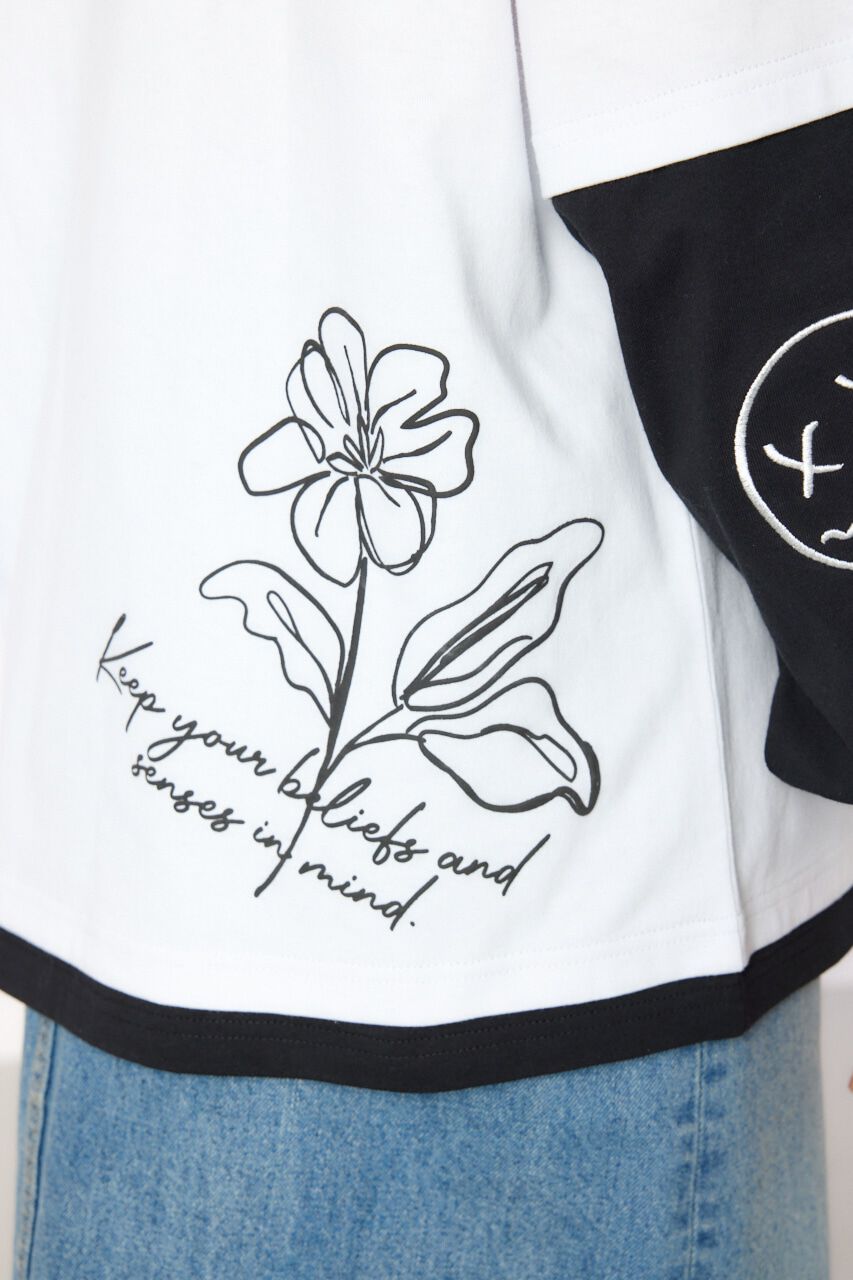 RODEO CROWNS「フェイクレイヤードロングスリーブTシャツ」|Tシャツ・カットソー|