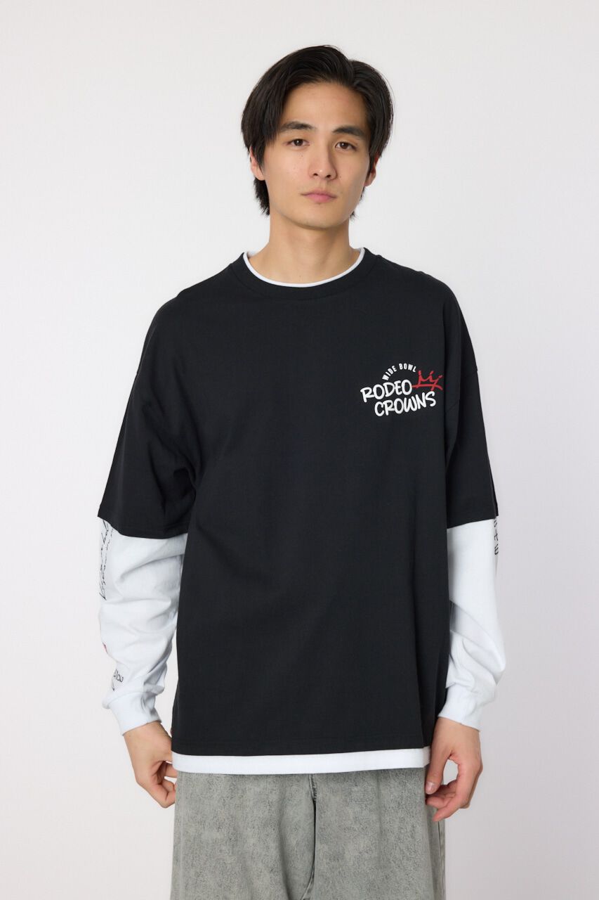 RODEO CROWNS「フェイクレイヤードロングスリーブTシャツ」|Tシャツ・カットソー|