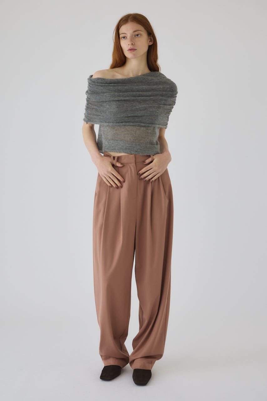 RIM.ARK 「W tuck wide slacks」|その他|