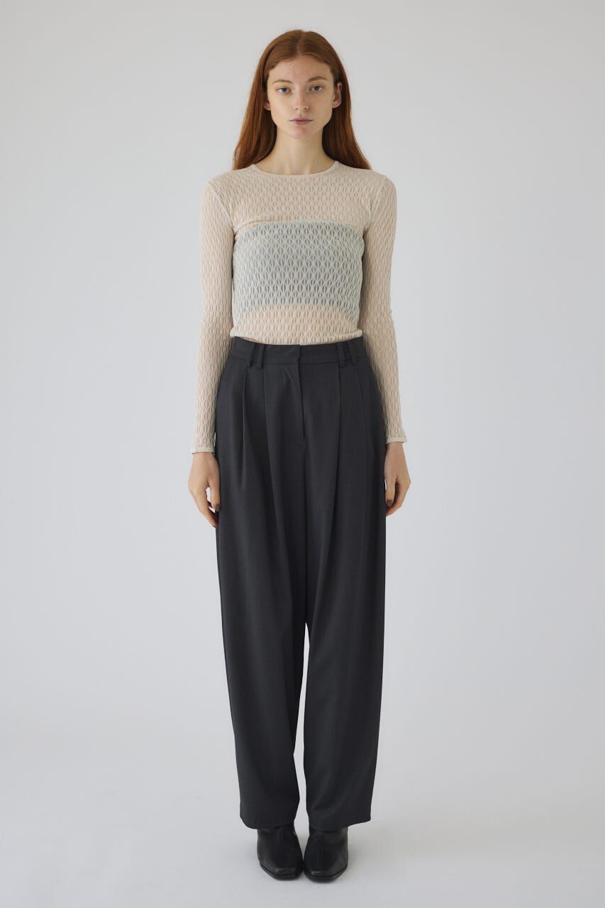 RIM.ARK 「W tuck wide slacks」|その他|