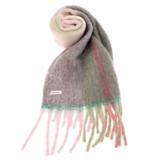 CALNAMUR「チェック柄大判マフラー」|その他|