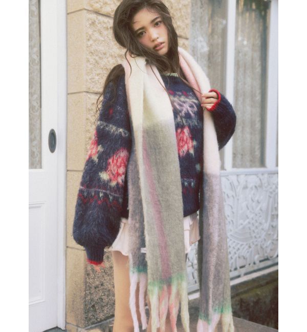 CALNAMUR「チェック柄大判マフラー」|その他|