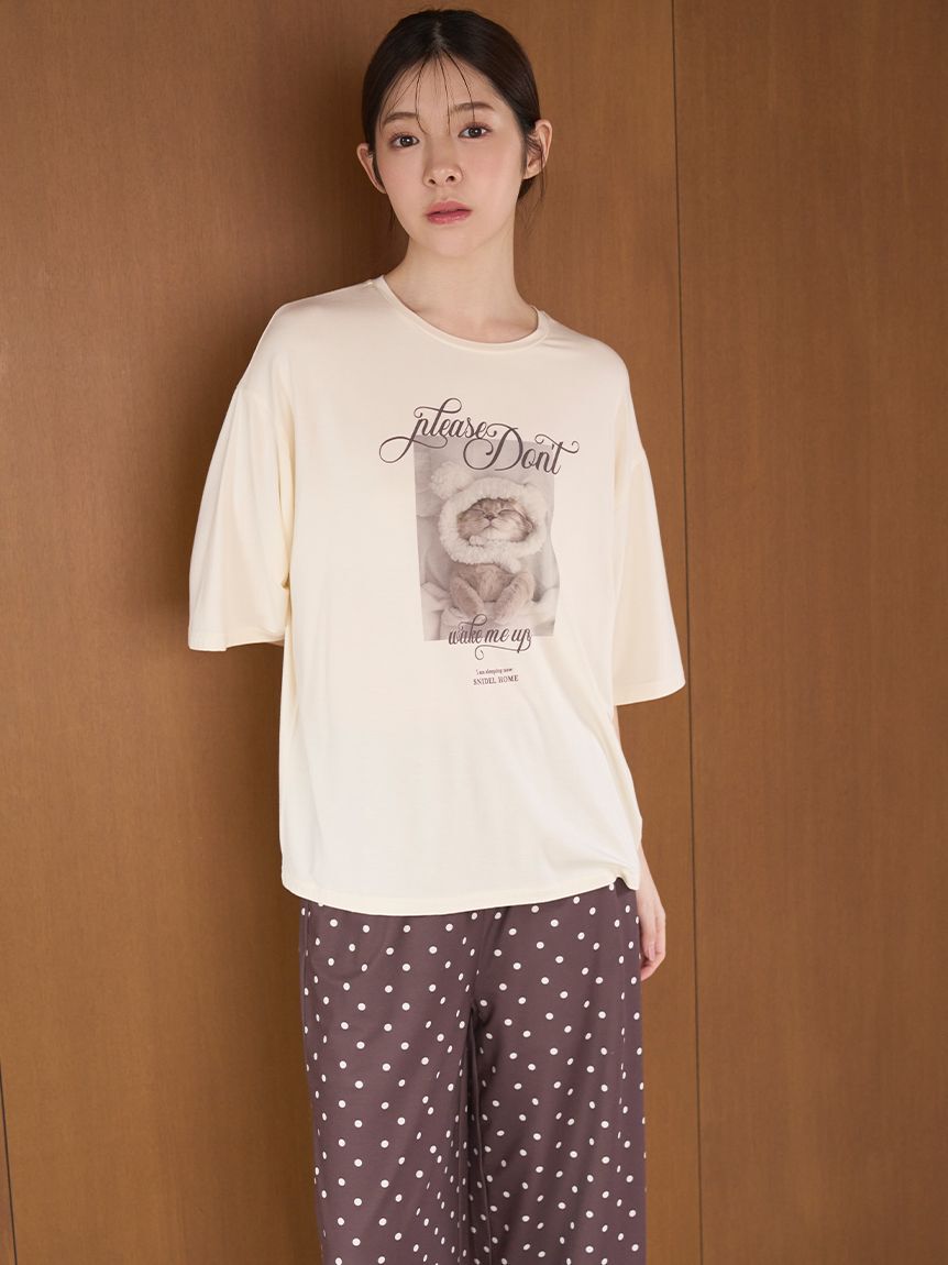 SNIDEL HOME「【KOROMO】【接触冷感】カットTシャツ」|ルームウェア|IVR