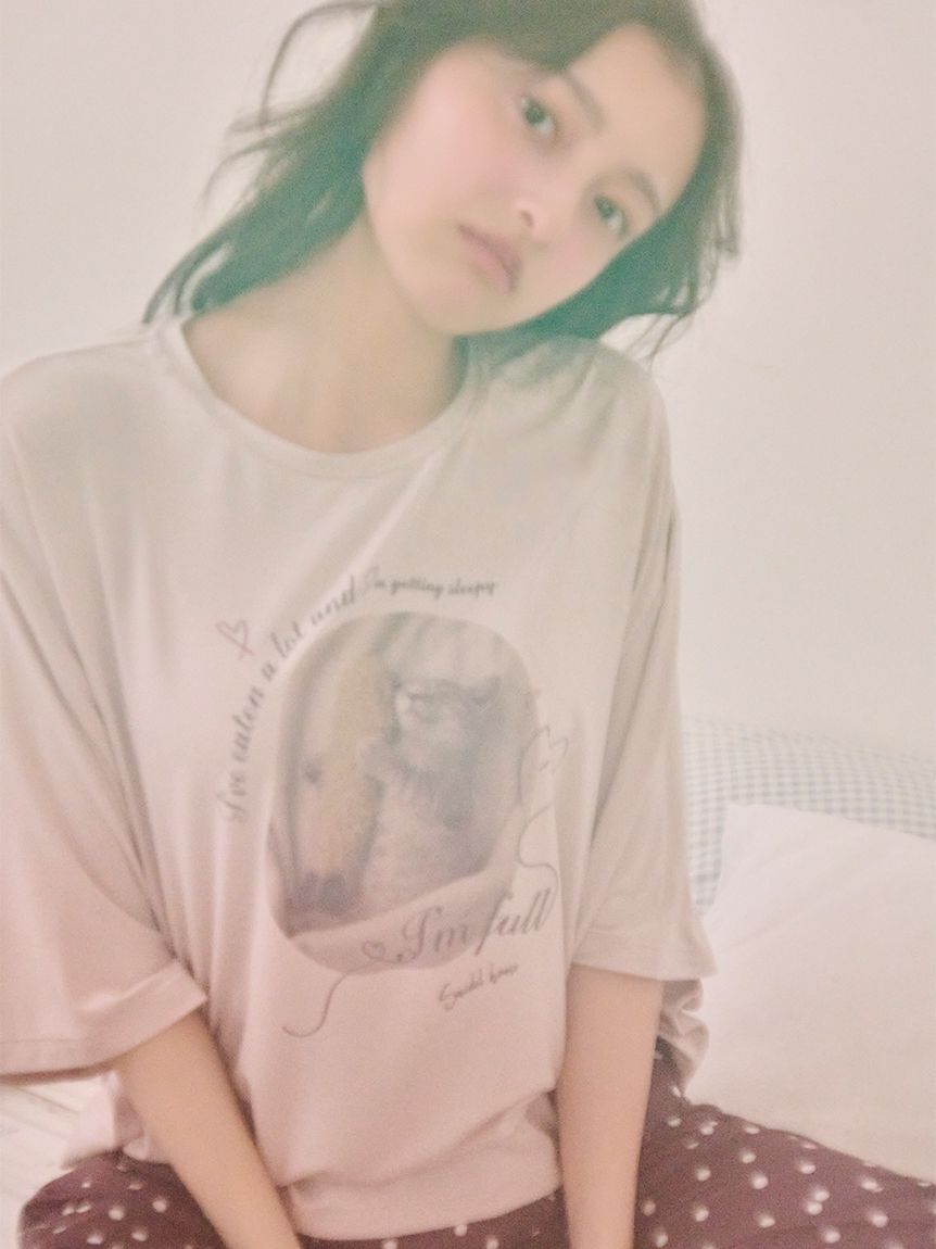 SNIDEL HOME「【KOROMO】【接触冷感】カットTシャツ」|ルームウェア|BEG