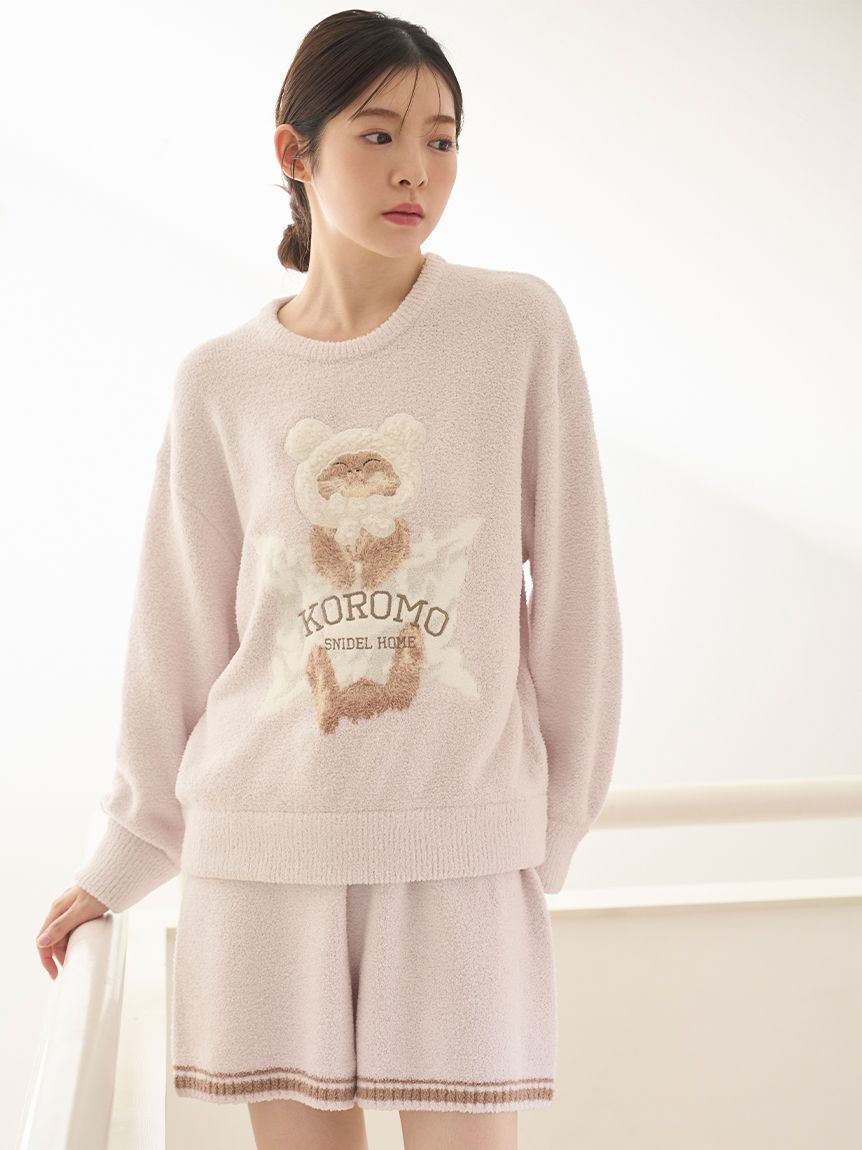 SNIDEL HOME「【WEB限定】【セット商品】【KOROMO】ニットプルオーバー＆ニットショートパンツSET」|ルームウェア|
