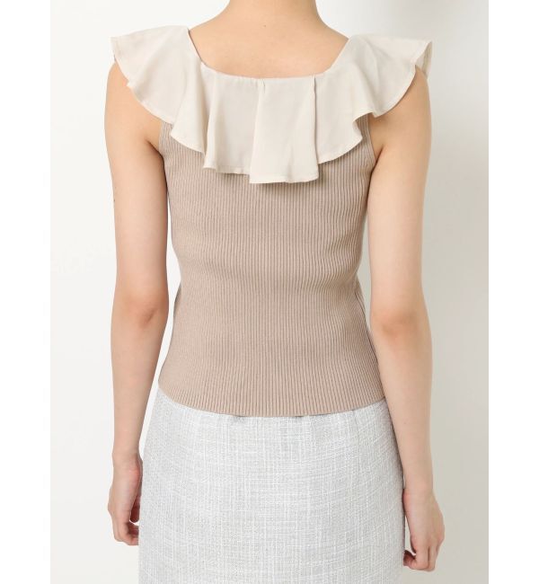 RESEXXY「ラージカラーリブニットトップス」|ニット・セーター|