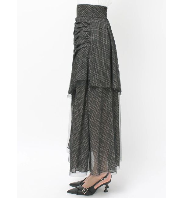 RESEXXY「チュールレイヤードフレアスカート」|スカート|