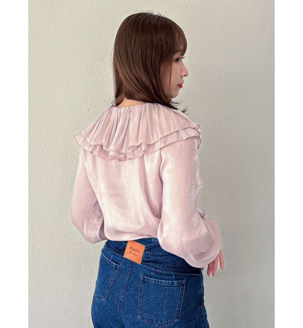 dazzlin「ピエロフリルブラウス」|シャツ・ブラウス|