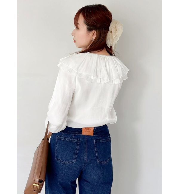 dazzlin「ピエロフリルブラウス」|シャツ・ブラウス|