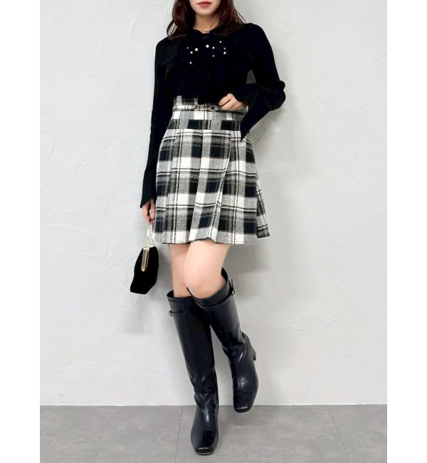 dazzlin「【追加生産分】ラッフルタイニット」|ニット・セーター|