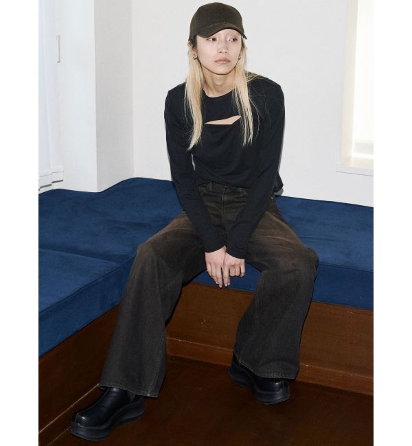 EMODA「【VEQUM】RIM WIDE JEANS」|デニム|