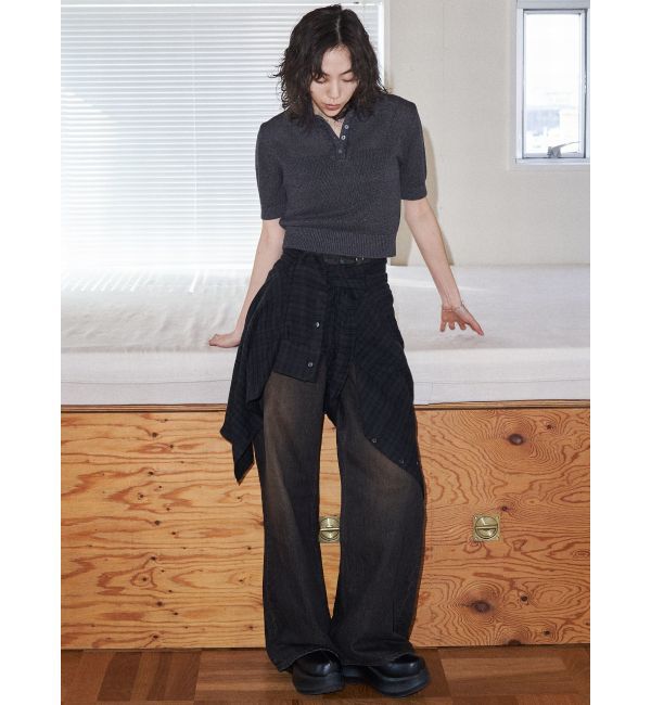 EMODA「【VEQUM】RIM WIDE JEANS」|デニム|