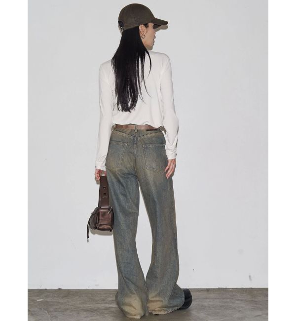 EMODA「【VEQUM】RIM WIDE JEANS」|デニム|