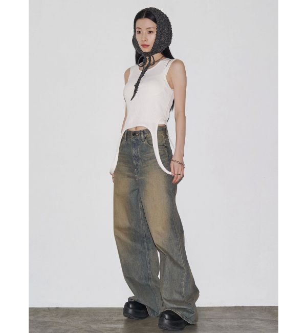 EMODA「【VEQUM】RIM WIDE JEANS」|デニム|