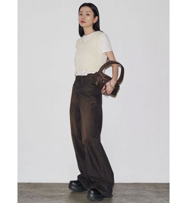 EMODA「【VEQUM】RIM WIDE JEANS」|デニム|