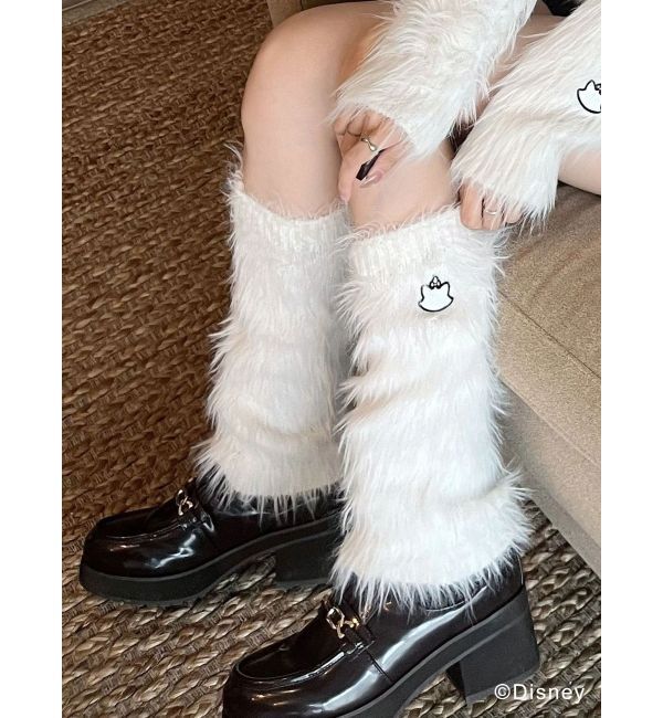 MERCURYDUO「【ディズニーコレクション】おしゃれキャット/ ロングシャギーレッグウォーマー」|レッグウォーマー|