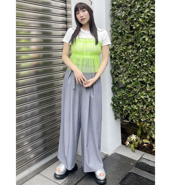 MURUA「チュールーフリルビスチェ」|キャミソール|