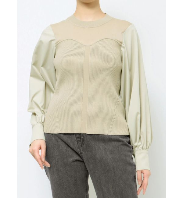 LAGUNAMOON「ビスチェドッキングニットプルオーバー」|ニット・セーター|