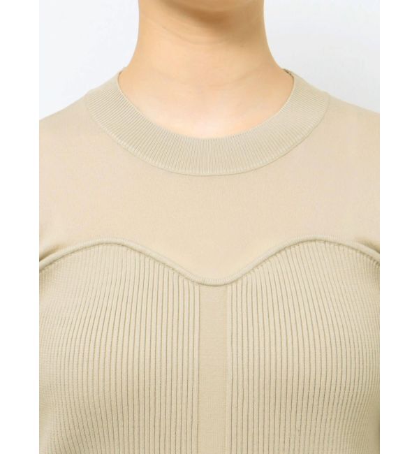 LAGUNAMOON「ビスチェドッキングニットプルオーバー」|ニット・セーター|