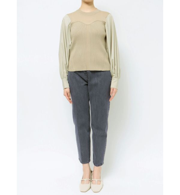 LAGUNAMOON「ビスチェドッキングニットプルオーバー」|ニット・セーター|