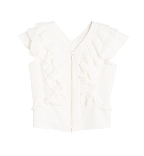 LAGUNAMOON「WZIPフリルブラウス」|シャツ・ブラウス|