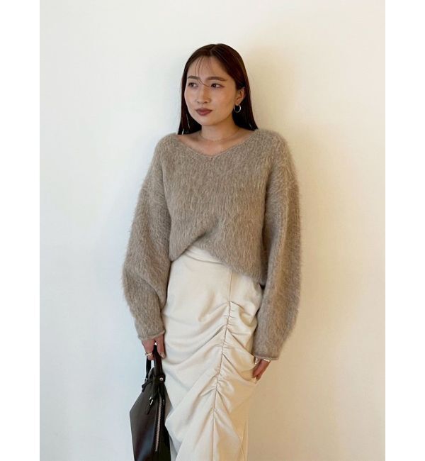 LAGUNAMOON「ドレープIラインスカート」|スカート|