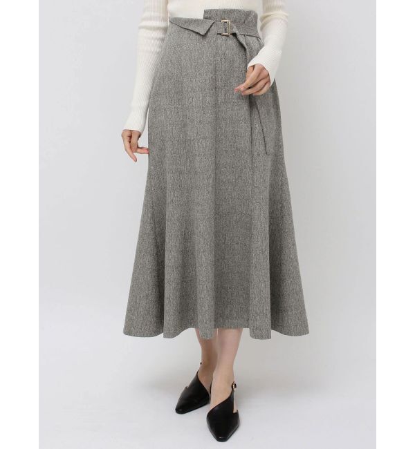 LAGUNAMOON「ネップツイードラペルマーメイドスカート」|スカート|